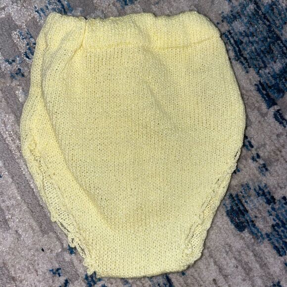 🚨 3 for $25 - VINTAGE Handmade Knit Baby Dress - Picture 5 of 14